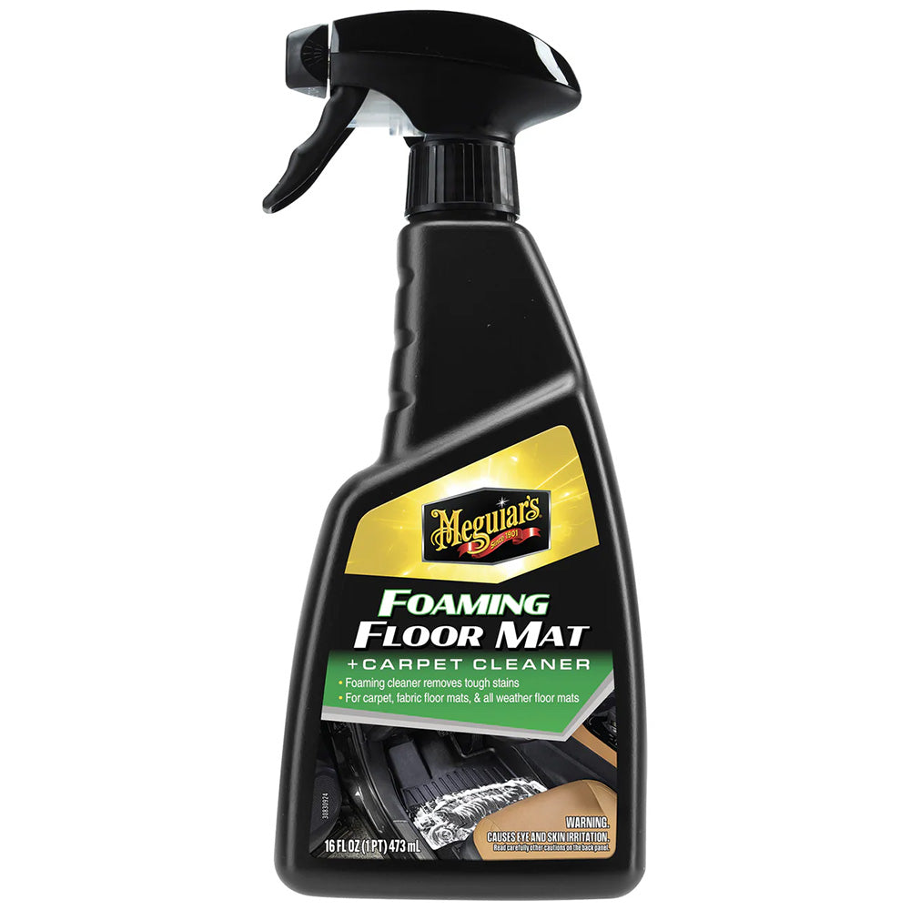 Meguiar's Foaming Floor Mat + Carpet Cleaner, 16oz – Professional Grade