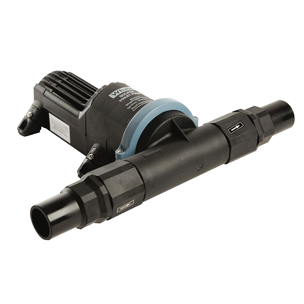 Whale Marine Gulper Toilet Pump, 24V - Unblockable & Run-Dry Design