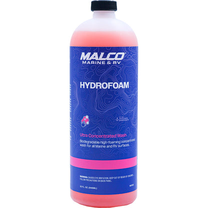 Malco HydroFoam Boat Wash, 32oz – Phosphate-Free & Biodegradable