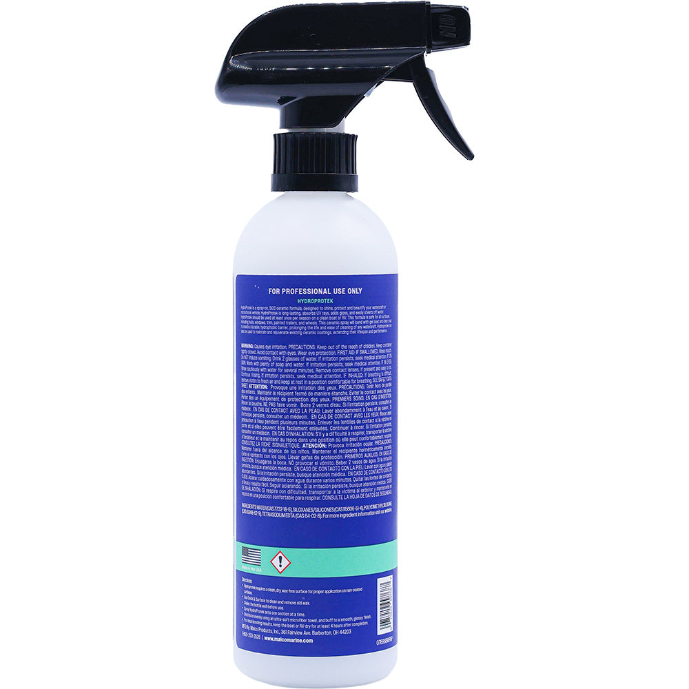 Malco Marine HydroProtek Ceramic Spray Coating, 16oz – 6 Months UV Protection