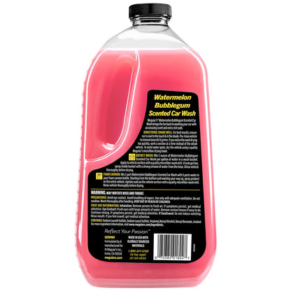 Meguiar's Watermelon Bubblegum Scented Car Wash, 64oz Concentrate, pH Neutral