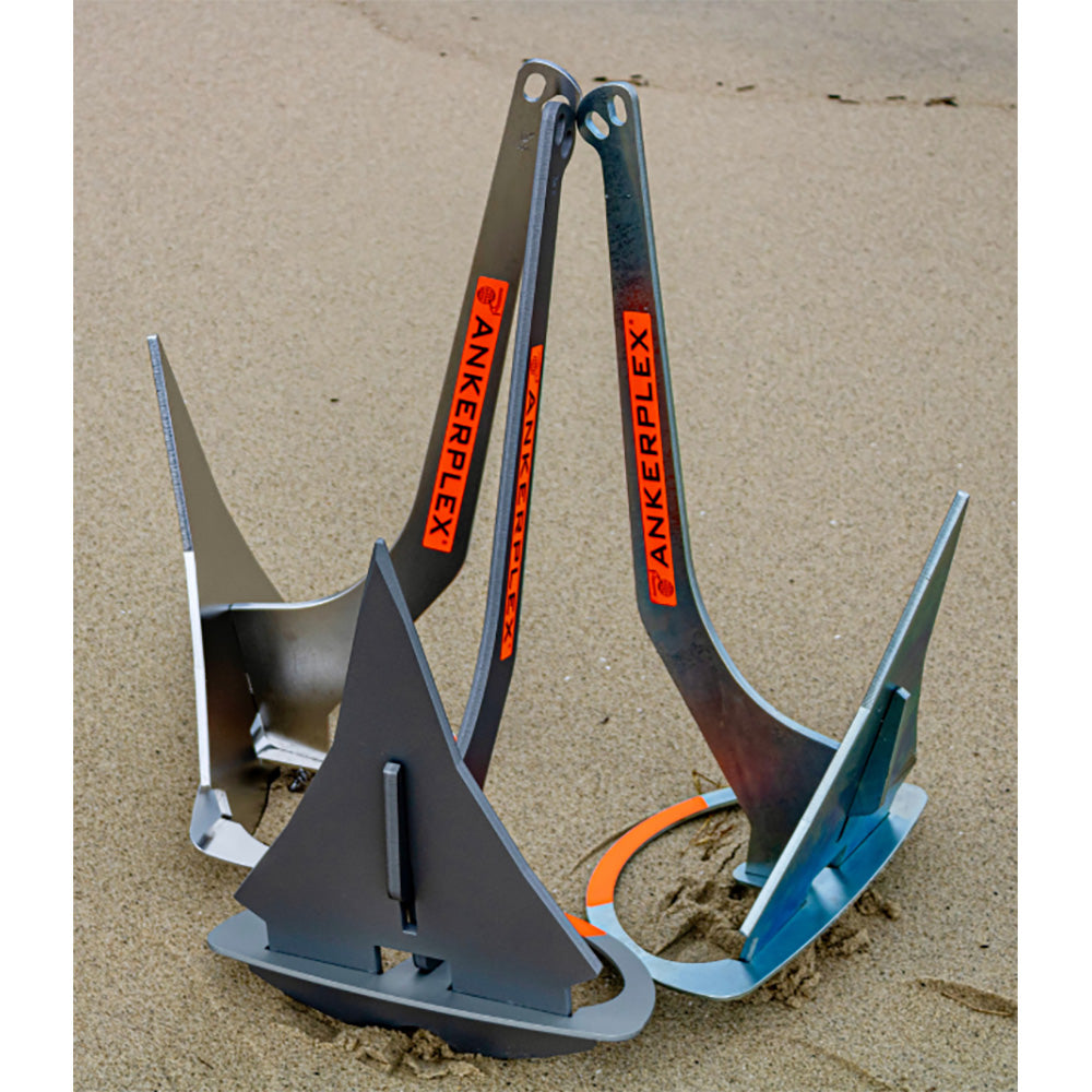 Ankerplex AP11AL Aluminum Anchor, 4.5kg - High Holding Power for Boats up to 33'