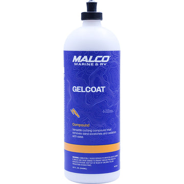 Malco Marine Gel Coat Compound, 32oz – Fast-Cutting, High-Gloss Finish