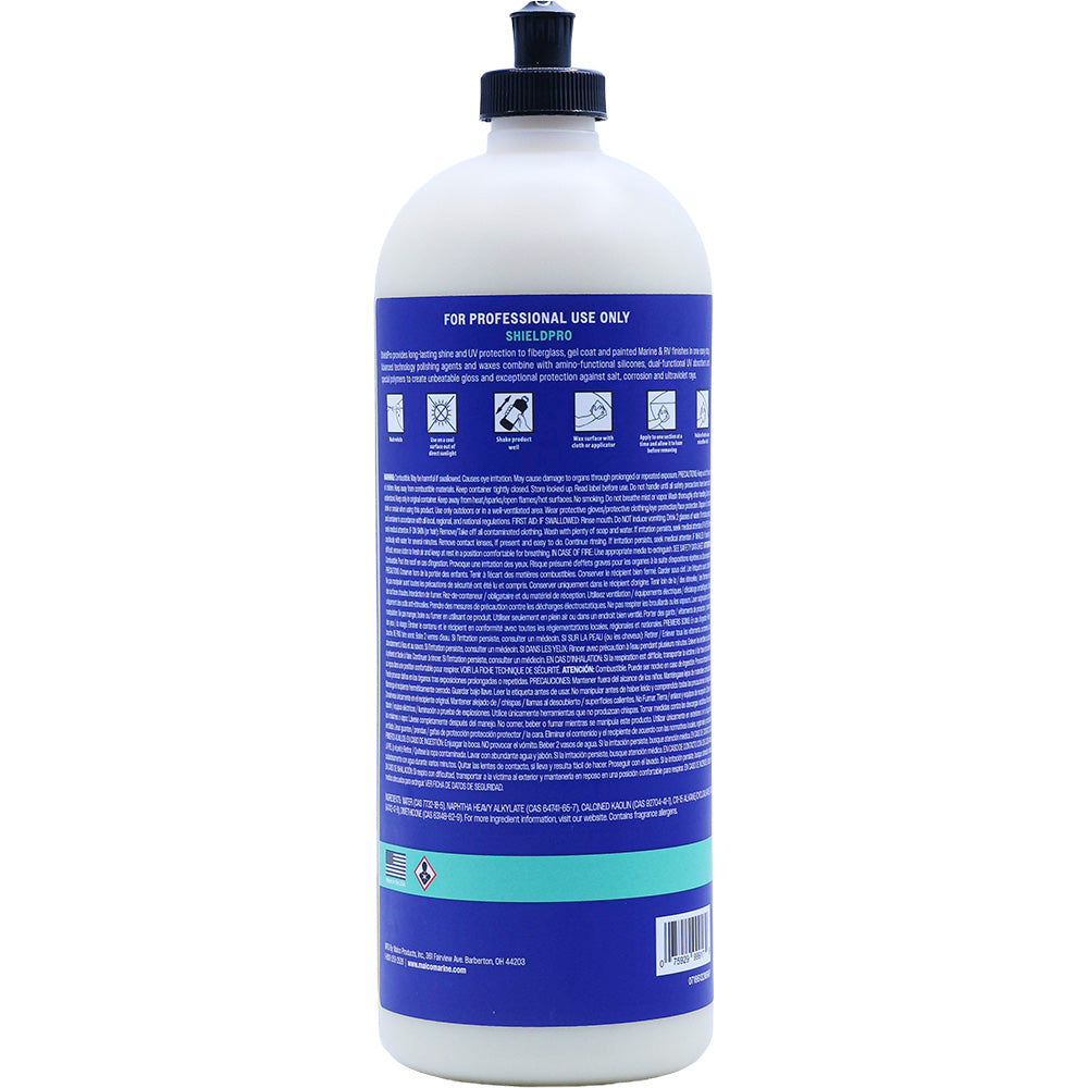 Malco Marine ShieldPro UV Crème Wax, 32oz – Up to 6 Months Protection