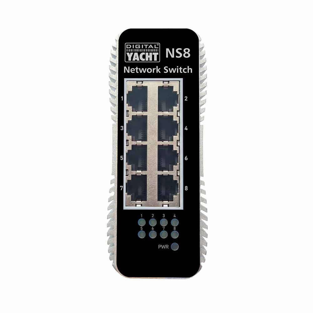 Digital Yacht NS8 Network Switch, 8-Port 1GB – Marine Grade Reliability