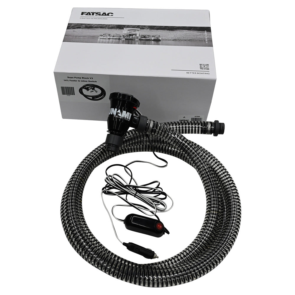 FATSAC Supa Pump 3.0, 1700 GPH Ballast Pump with In-Line Switch