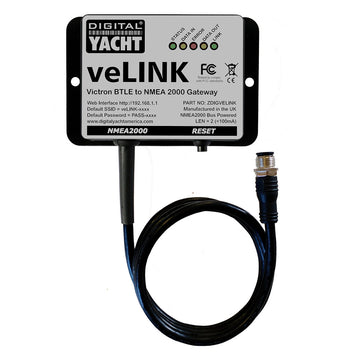 Digital Yacht veLink Victron BLE to NMEA 2000 Gateway, Connects up to 8 Devices