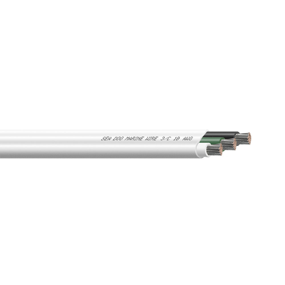 Sea-Dog 10/3 AWG Flat Triplex Marine Wire, 100 ft.