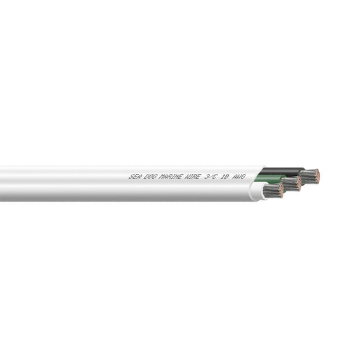 Sea-Dog 10/3 AWG Flat Triplex Marine Wire, 100 ft.