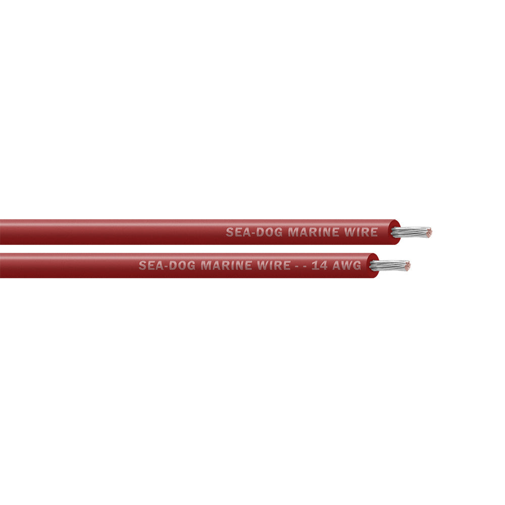 Sea-Dog 14 AWG Red Primary Marine Wire, 25' UL Listed & ABYC Compliant