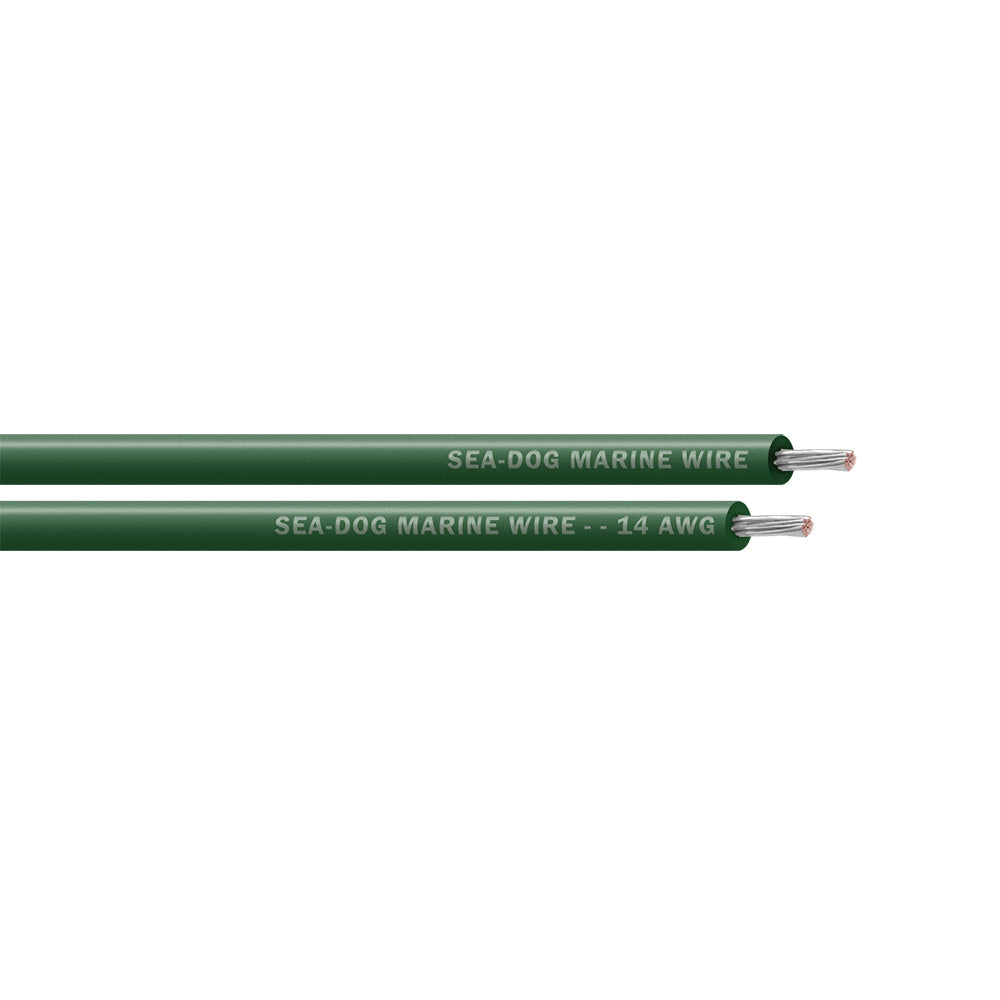 Sea-Dog 14 AWG Green Primary Marine Wire, UL Listed, 100 ft.