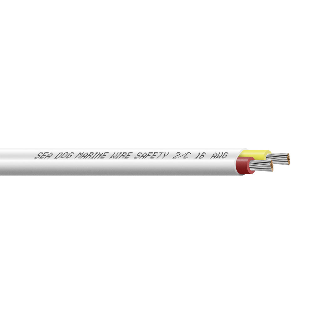 Sea-Dog 16/2 AWG Flat Duplex Safety Wire - Red/Yellow - 250'