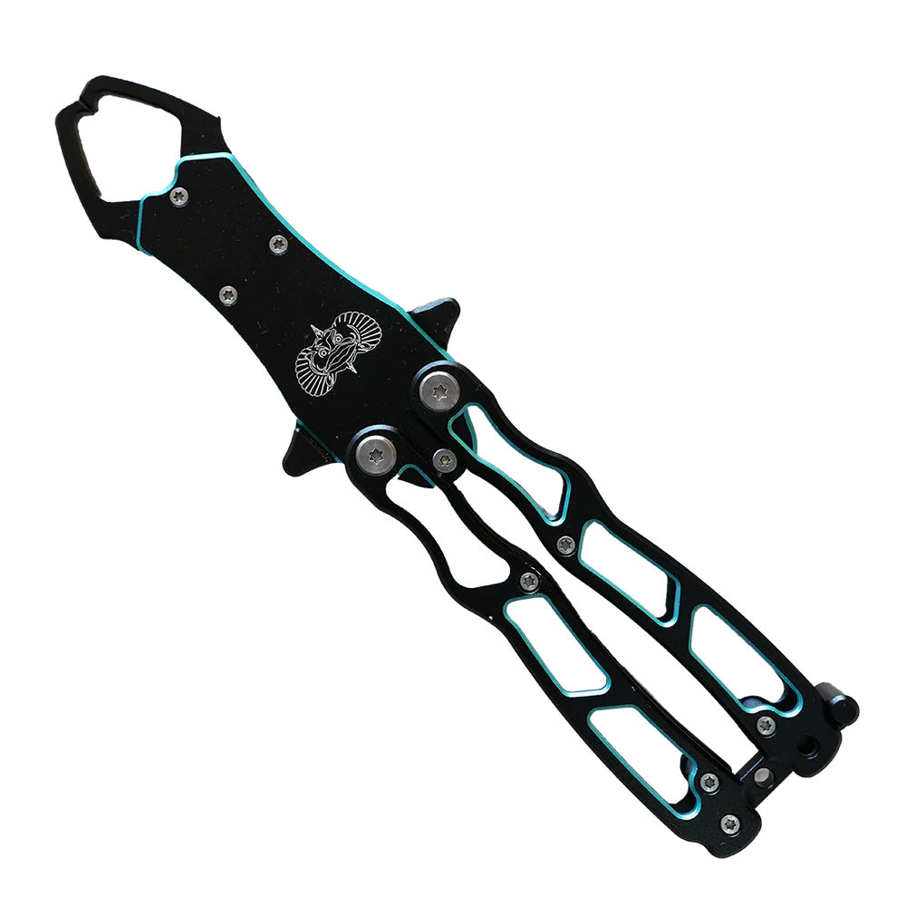 Toadfish Stowaway Fish Gripper, Collapsible Aluminum, 7.5"-4.5"