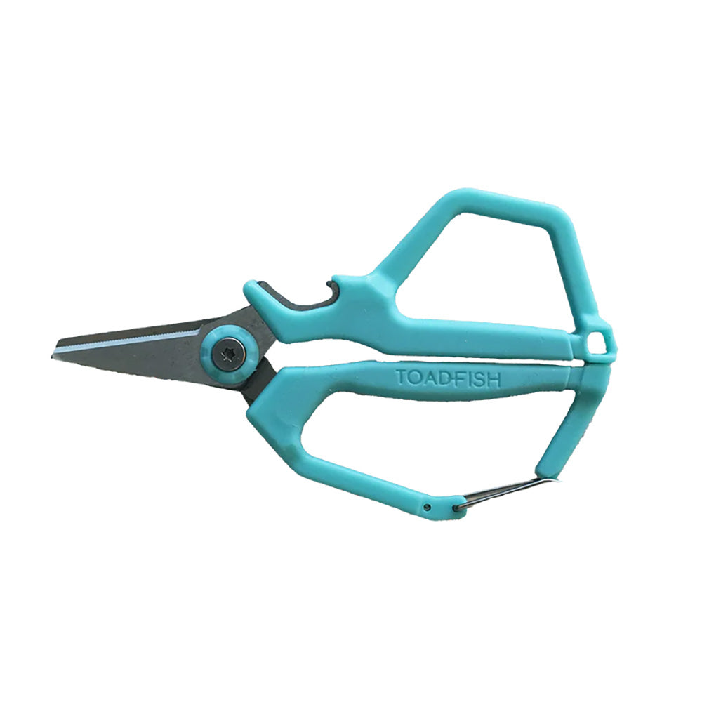 Toadfish Braid Scissors, Corrosion-Resistant with Integrated Bottle Opener