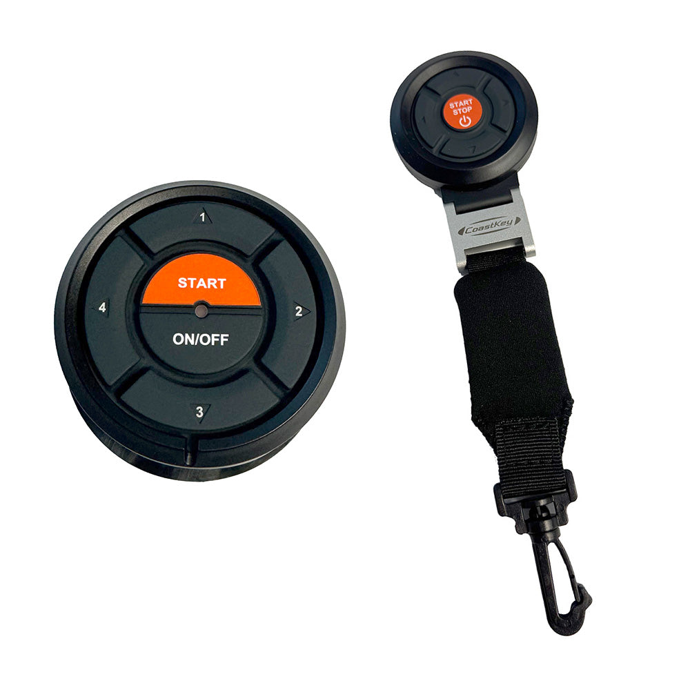 CoastKey Premium Plus Single Mercury Engine Keyless Ignition System, Advanced Wireless Control