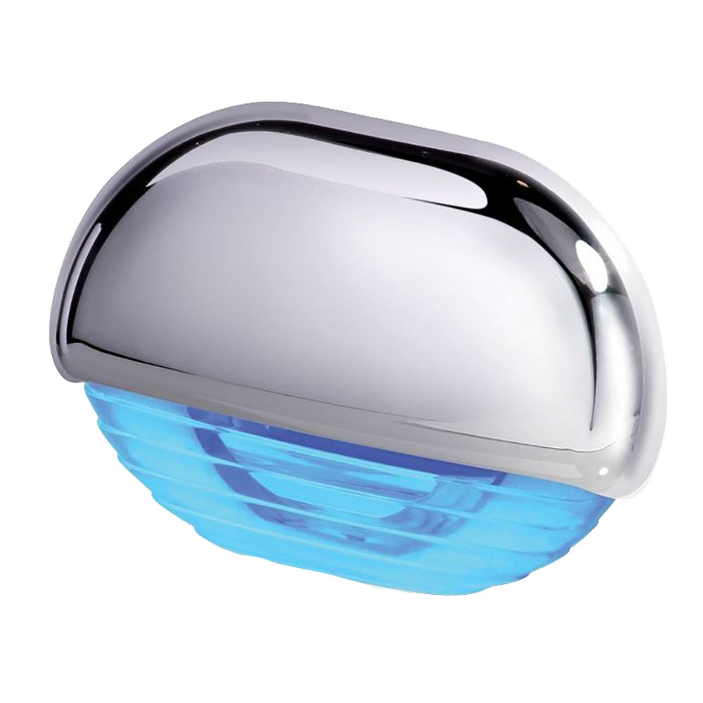 Hella Marine Easy Fit LED Step Light, Blue – Polished 316 Stainless Steel