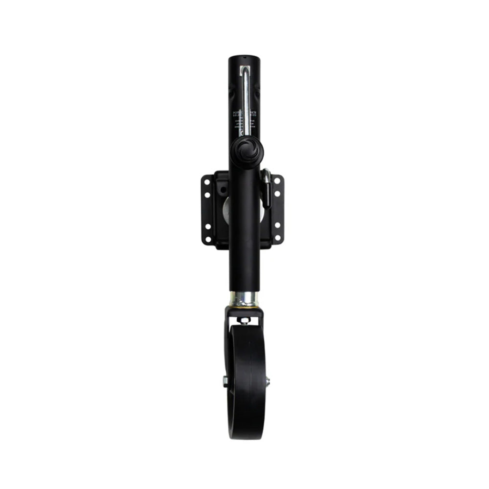 Powerwinch Select Series Jack - 1500lb, Bolt-On, Single Wheel, Carbon Black
