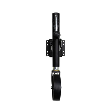 Powerwinch Select Series Jack - 1500lb, Weld-On, Single Wheel, Carbon Black