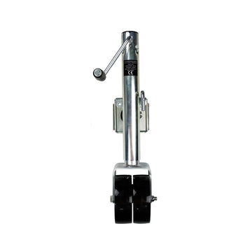 Powerwinch Utility Series Jack - 1500lb, Weld-On, Double Wheel, Zinc