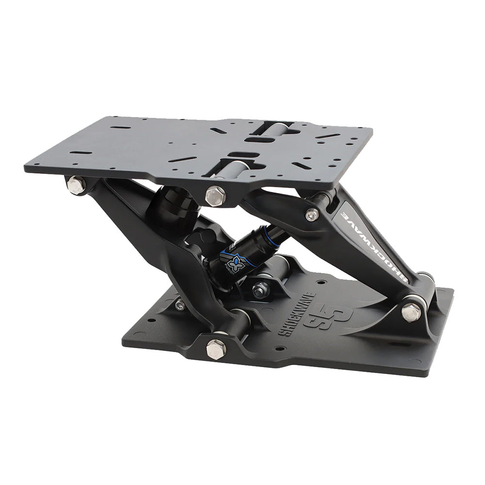 Shockwave Seats S5-LW Lightweight Marine Suspension Base - Black - 4" Vertical