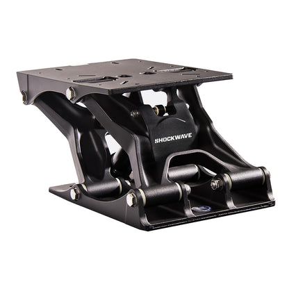 Shockwave Seats S5-AL Suspension Base, Aluminum, 4" Vert / 1.5" Fwd