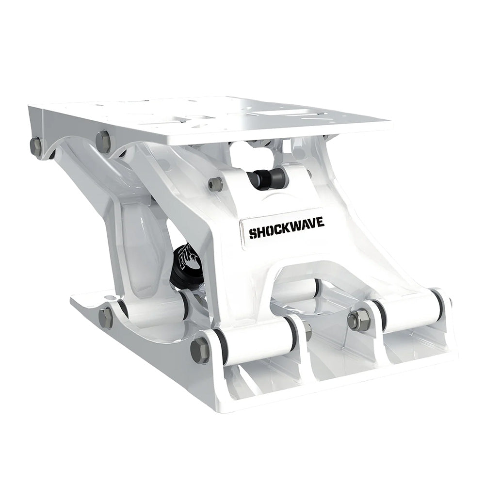 Shockwave Seats S5-AL Suspension Base, White – Up to 300 lbs Capacity