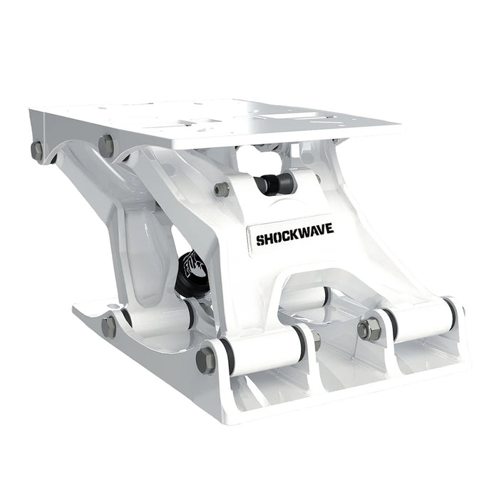 Shockwave Seats S5-AL Suspension Base, White – Up to 300 lbs Capacity