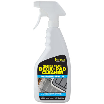 Star brite Marine Foam Deck + Pad Cleaner, 22 oz – Non-Acidic, Made in USA