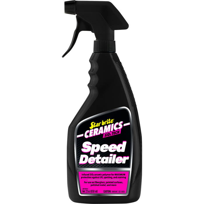 Star brite Ceramics Speed Detailer, SiO2 Infused, Cherry Scent, 22 oz