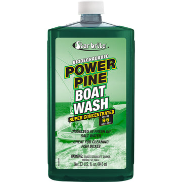 Star brite Power Pine Boat Wash, Concentrated Marine Formula – 32 oz