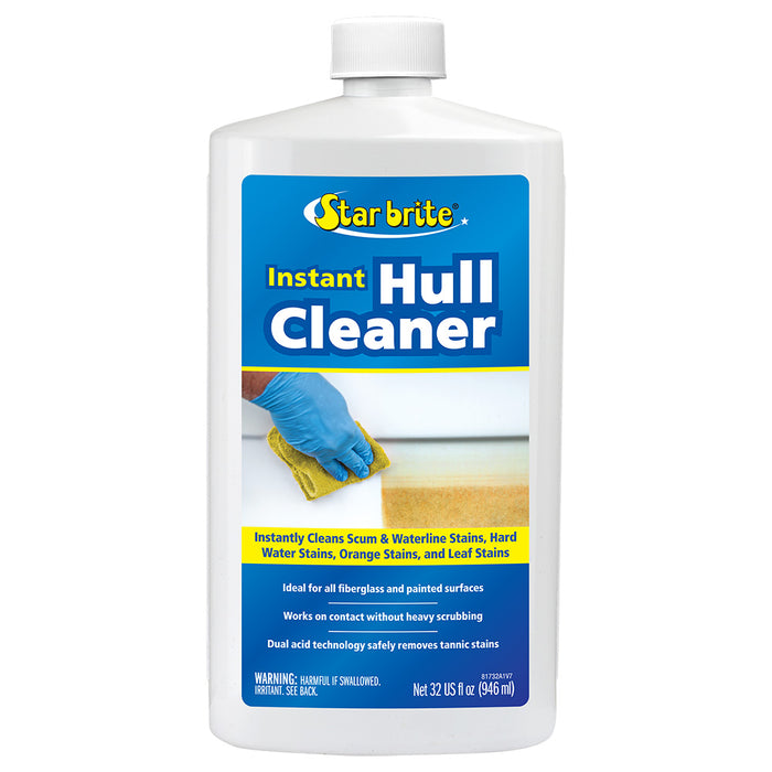 Star brite Instant Hull Cleaner - Wipe On, Rinse Off Formula - 32 oz