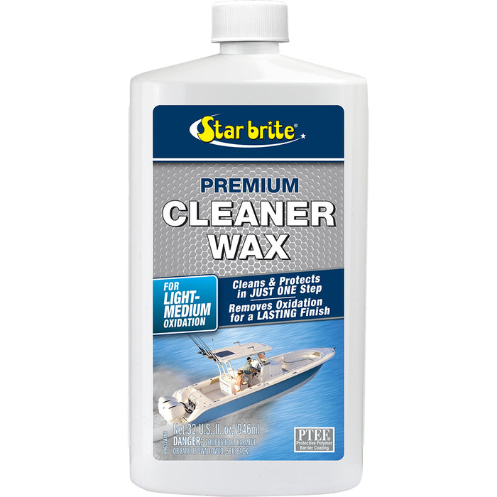 Star brite Premium Cleaner Wax with PTEF, One-Step, 32 oz