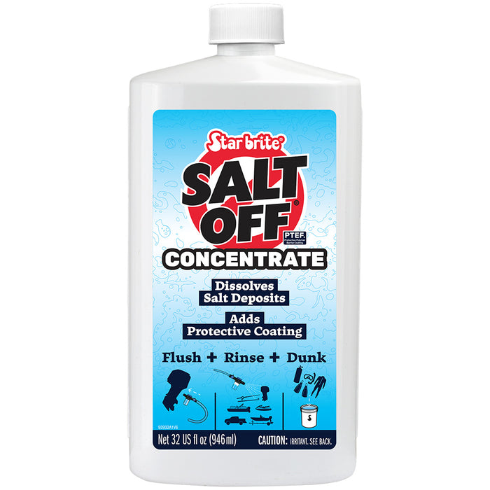 Star brite Salt Off - Concentrate- Salt Remover Wash & Engine Flush - 32 oz