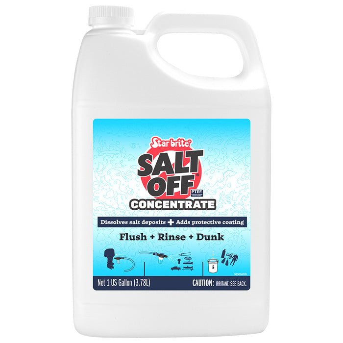 Star brite Salt Off Concentrate Salt Remover, Engine Flush, 1 Gallon