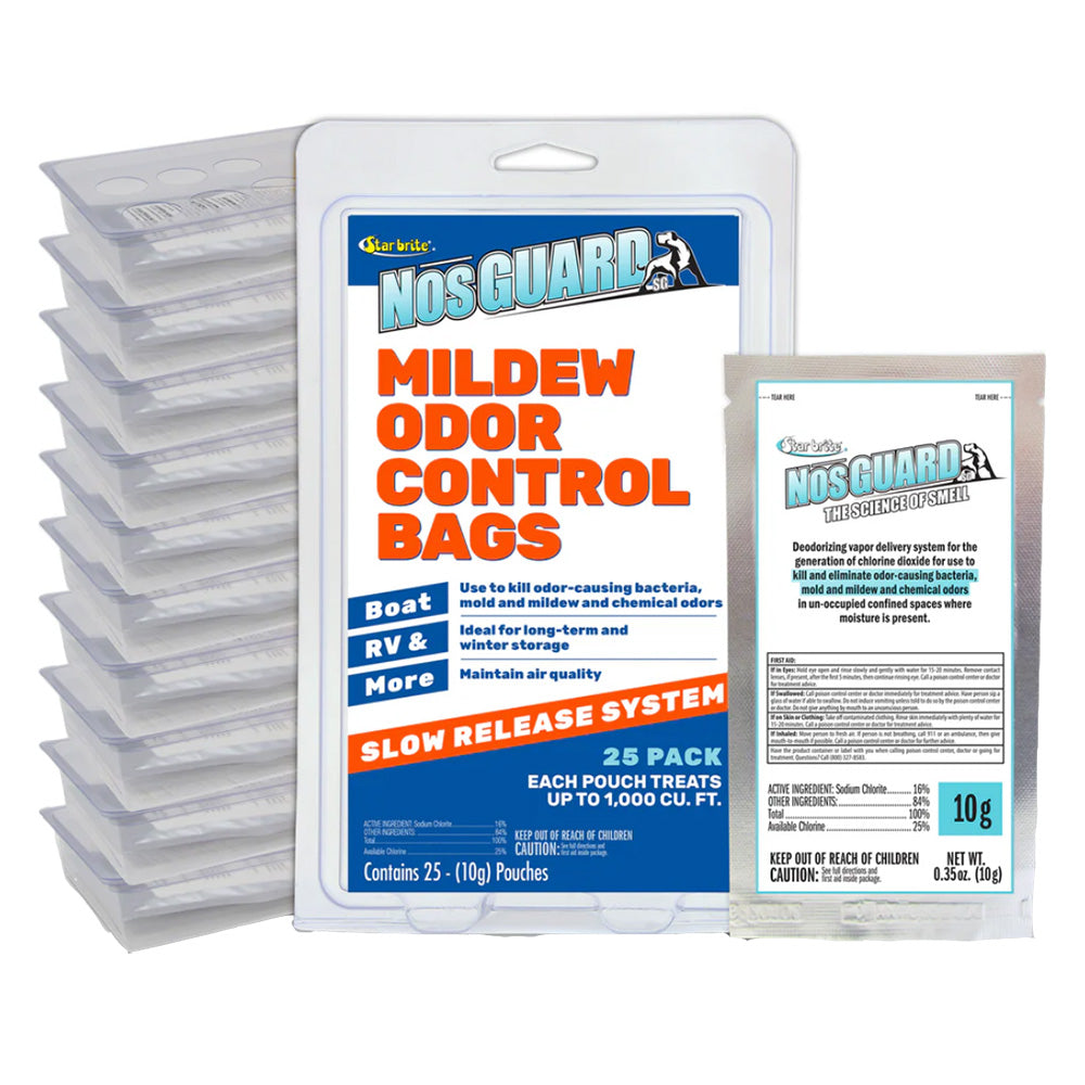 Star brite NosGUARD SG Slow Release Mildew Odor Control Bags 25 Pack