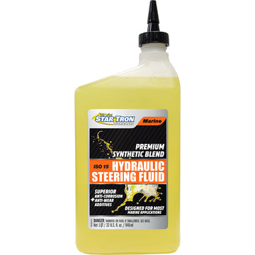 Star brite Hydraulic Steering Fluid - ISO 15 Marine Synthetic Blend - 32 oz