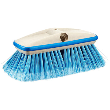Star brite Deluxe Medium Blue 8 in. Wash Brush Head with Bumper, Dual Connections