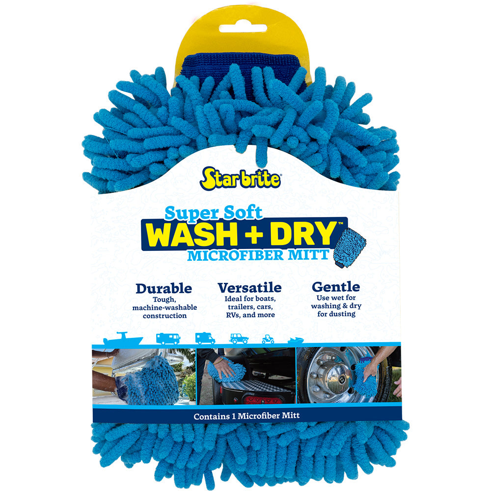 Star brite Microfiber Reggae Wash Mitt