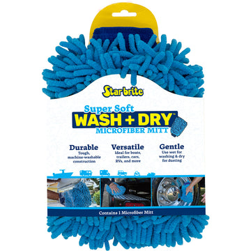 Star brite Microfiber Reggae Wash Mitt