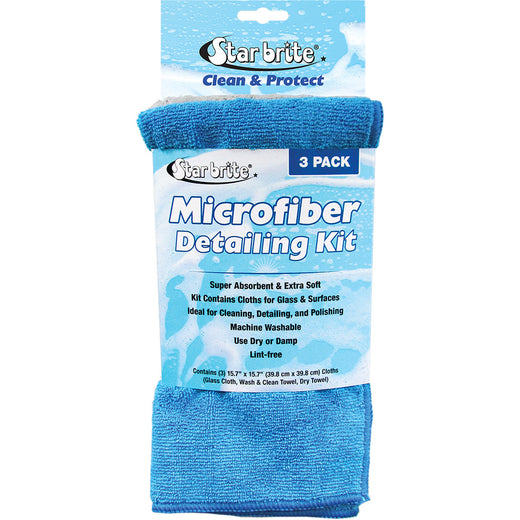 Star brite Microfiber Detailing Kit, 3-Piece
