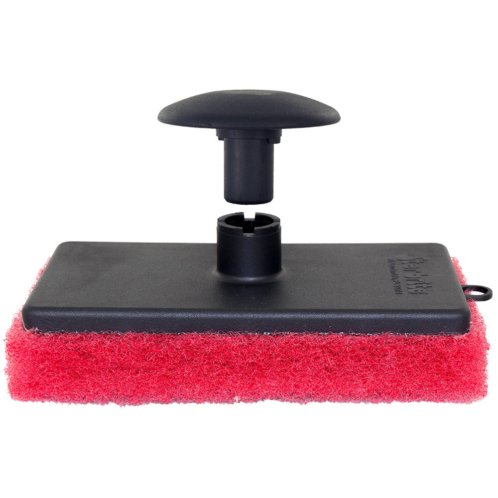 Star brite All-Purpose Medium Scrubber Pad with Ergonomic Handle