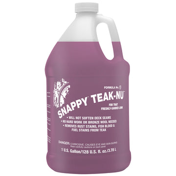 Snappy Teak-Nu Formula No. 1 Teak Wood Cleaner, 1 Gallon