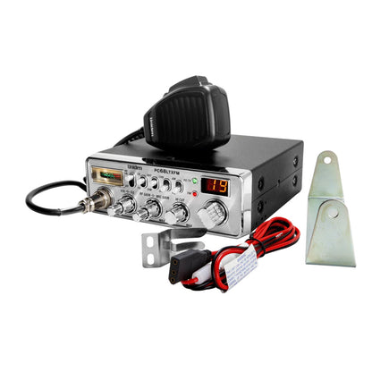 Uniden PC68LTXFM Bearcat AM/FM 40-Channel CB Radio with Microphone & Mount