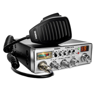 Uniden PC68LTXFM Bearcat AM/FM 40-Channel CB Radio with Microphone & Mount
