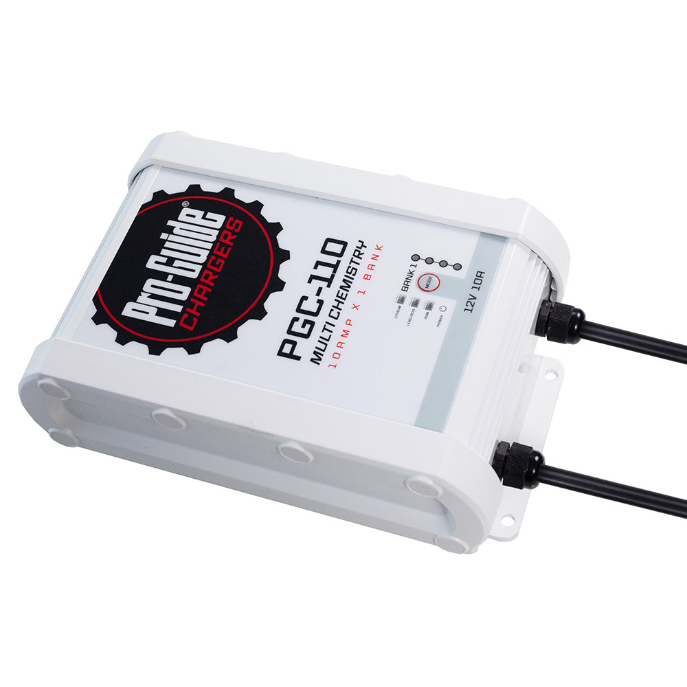 Pro-Guide PGC-110 1-Bank On-Board Battery Charger, 12V 10A – IP68 Waterproof