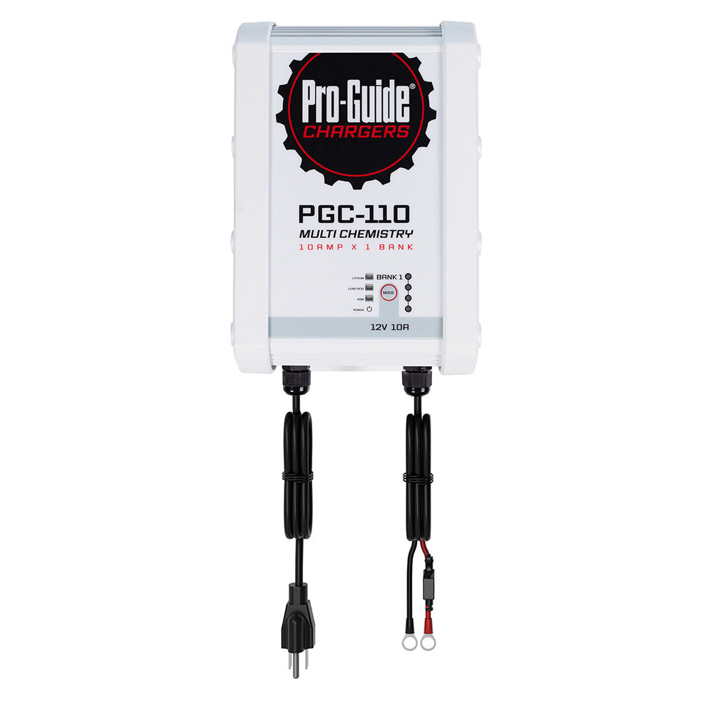 Pro-Guide PGC-110 1-Bank On-Board Battery Charger, 12V 10A – IP68 Waterproof
