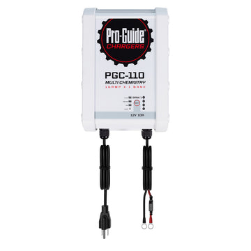 Pro-Guide PGC-110 1-Bank On-Board Battery Charger, 12V 10A – IP68 Waterproof