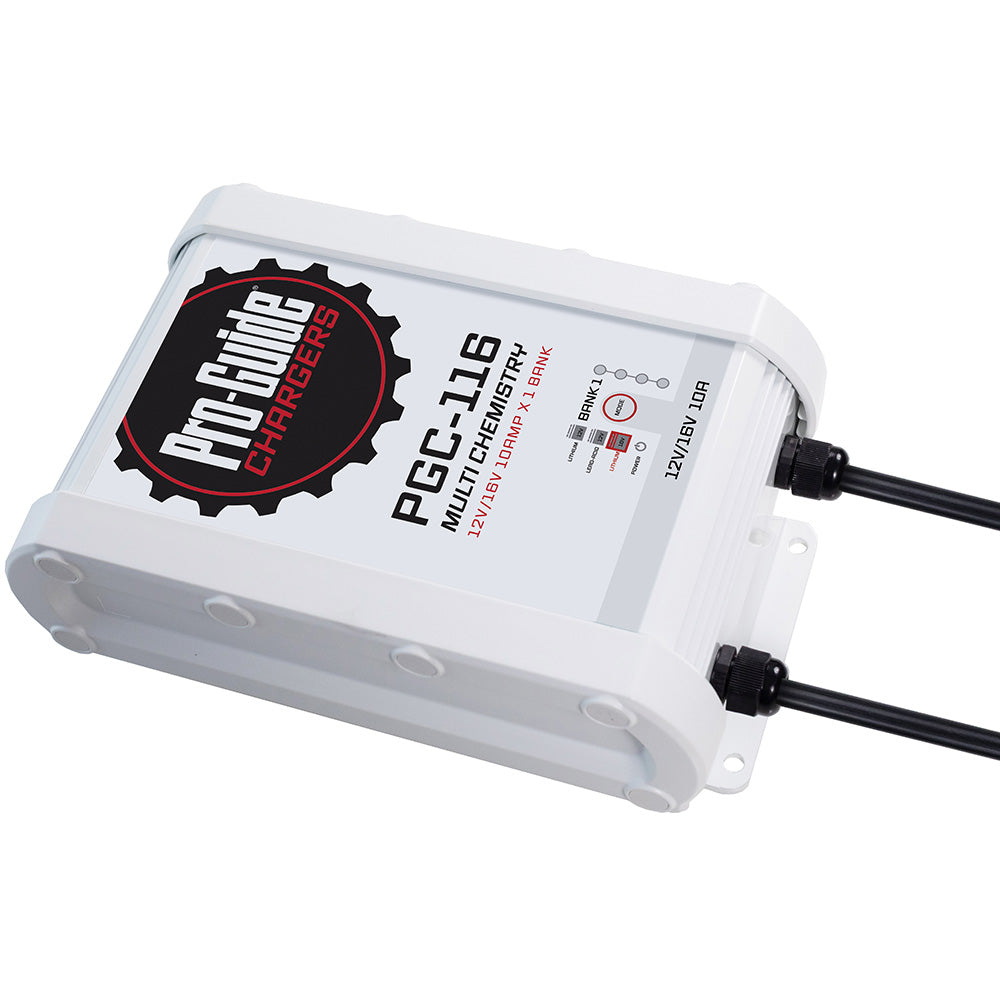 Pro-Guide Batteries PGC-116 1-Bank On-Board Charger, 12V/16V - 10A Output