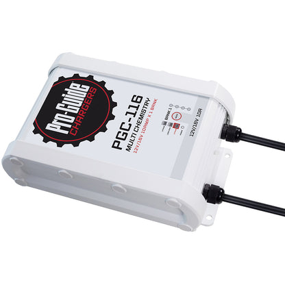 Pro-Guide Batteries PGC-116 1-Bank On-Board Charger, 12V/16V - 10A Output