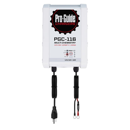 Pro-Guide Batteries PGC-116 1-Bank On-Board Charger, 12V/16V - 10A Output